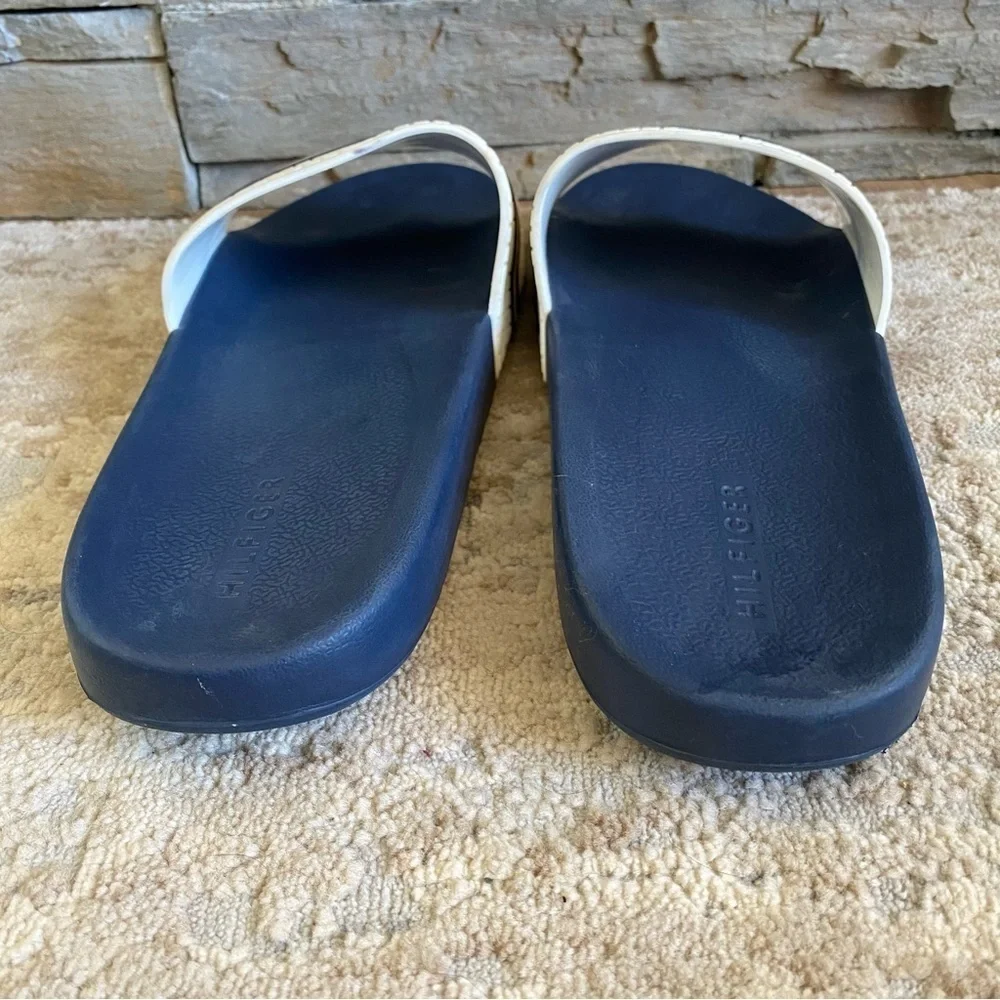 Tommy Hilfiger Doly Slides Sandals Open Toe Logo Stripe: 11 M